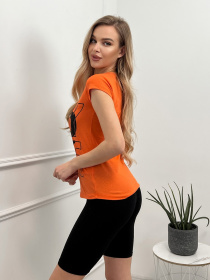 Футболка ISSA Plus модель WN20-432_orange Фото