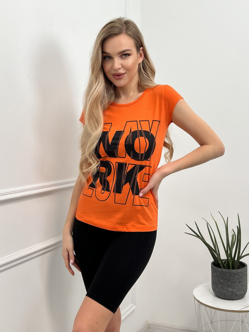 Футболка ISSA Plus модель WN20-432_orange Фото