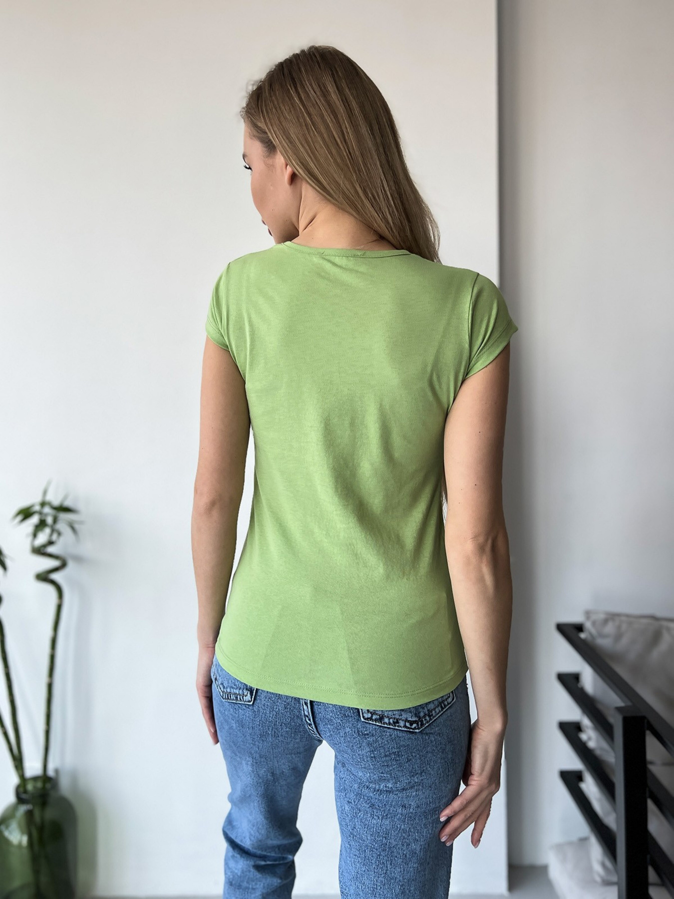 Футболка ISSA Plus модель WN20-432_lightgreen Фото