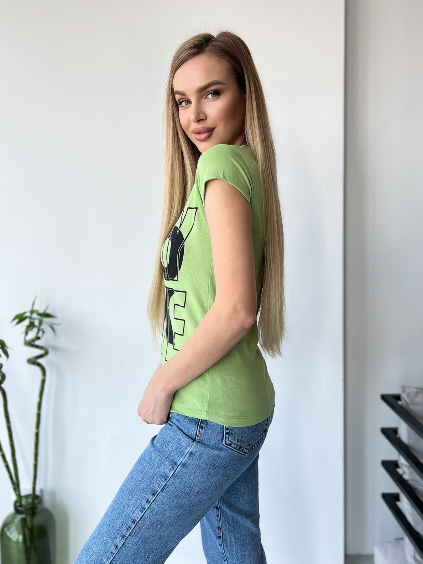 Футболка ISSA Plus модель WN20-432_lightgreen Фото