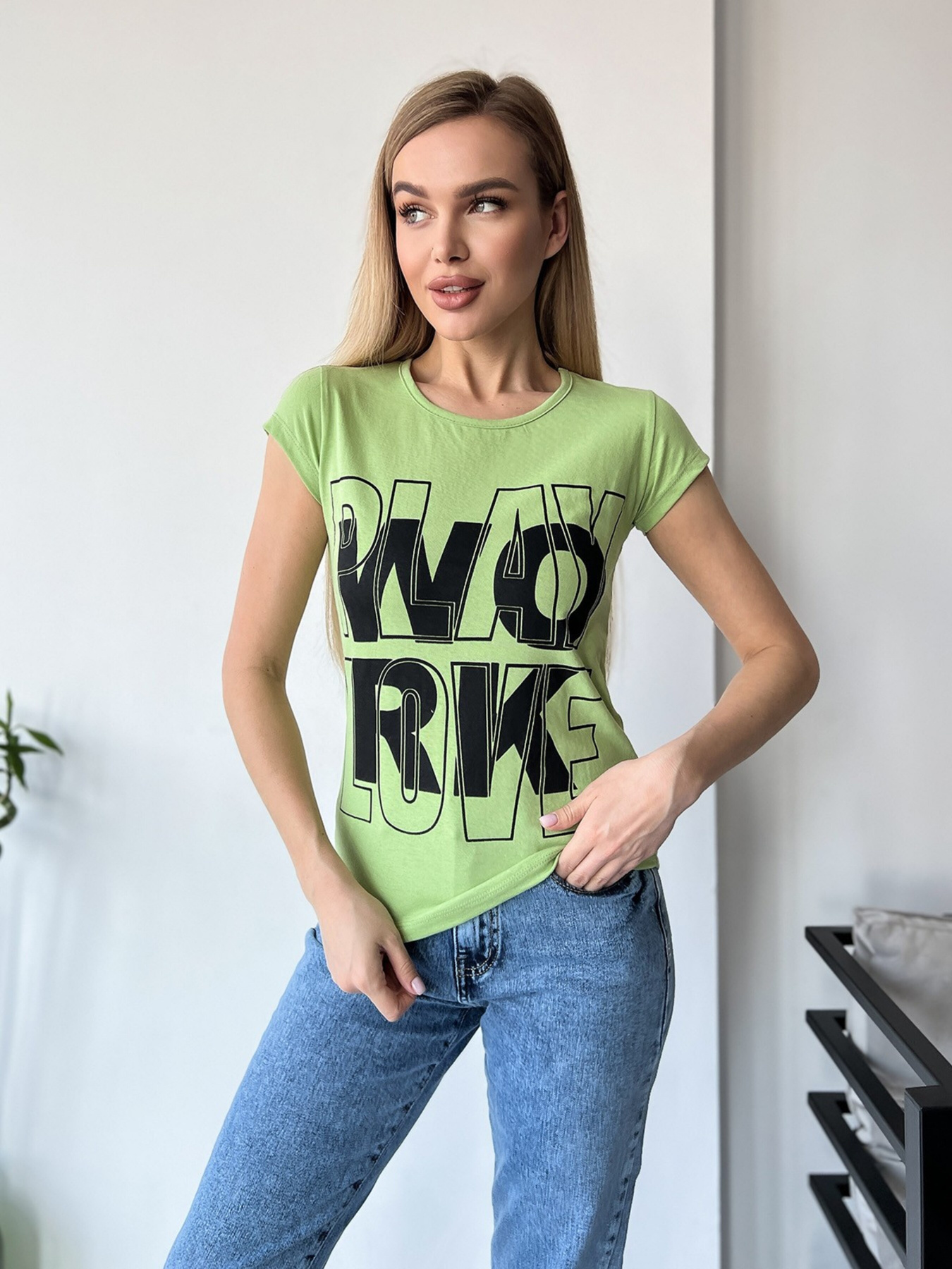 Футболка ISSA Plus модель WN20-432_lightgreen Фото