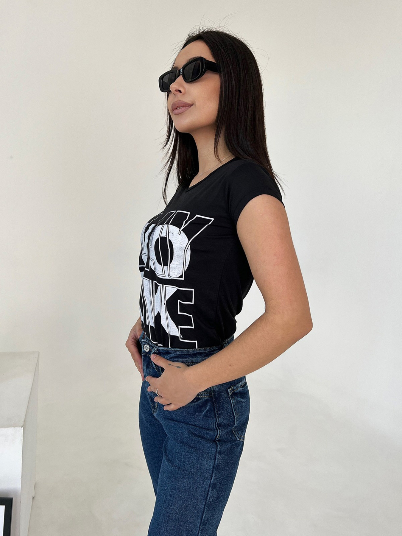 Футболка ISSA Plus модель WN20-432_black Фото