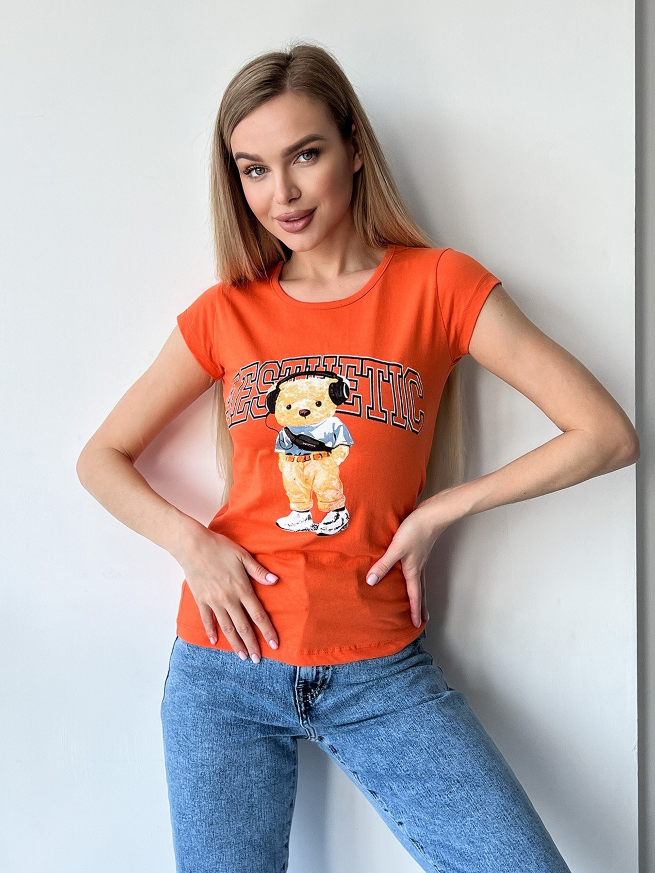 Футболка ISSA Plus модель WN20-433_orange Фото