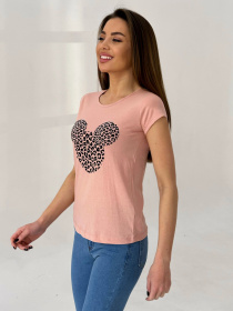 Футболка ISSA Plus модель WN20-434_peach Фото