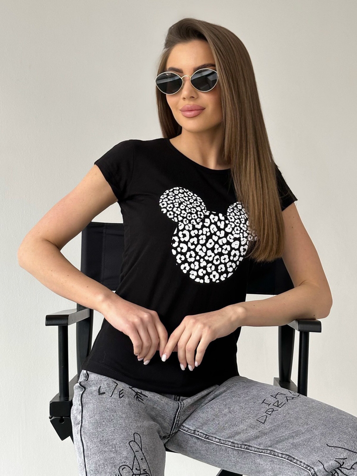 Футболка ISSA Plus модель WN20-434_black Фото