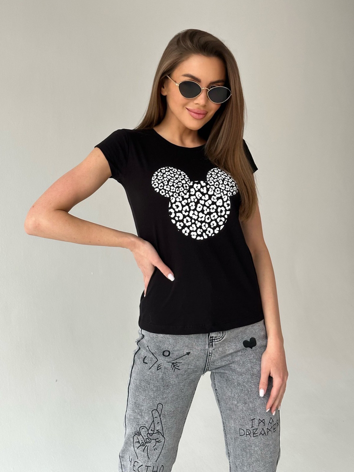 Футболка ISSA Plus модель WN20-434_black Фото