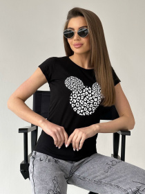 Футболка ISSA Plus модель WN20-434_black Фото