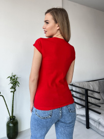 Футболка ISSA Plus модель WN20-435_red Фото