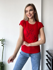 Футболка ISSA Plus модель WN20-435_red Фото