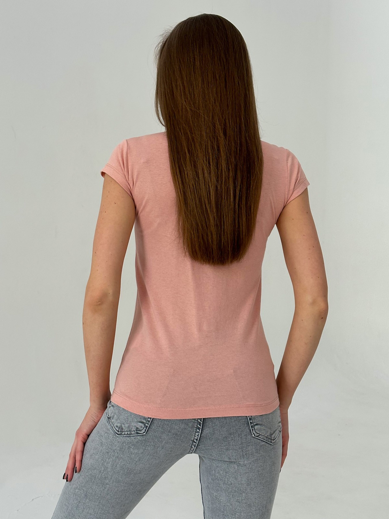 Футболка ISSA Plus модель WN20-435_peach Фото