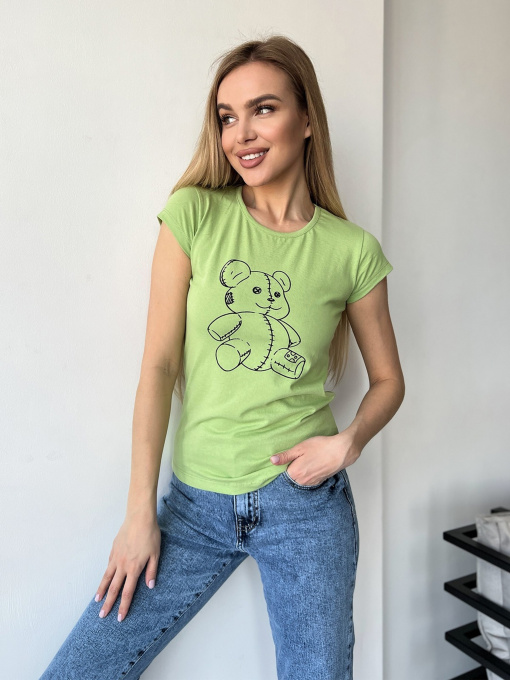 Футболка ISSA Plus модель WN20-435_lightgreen Фото