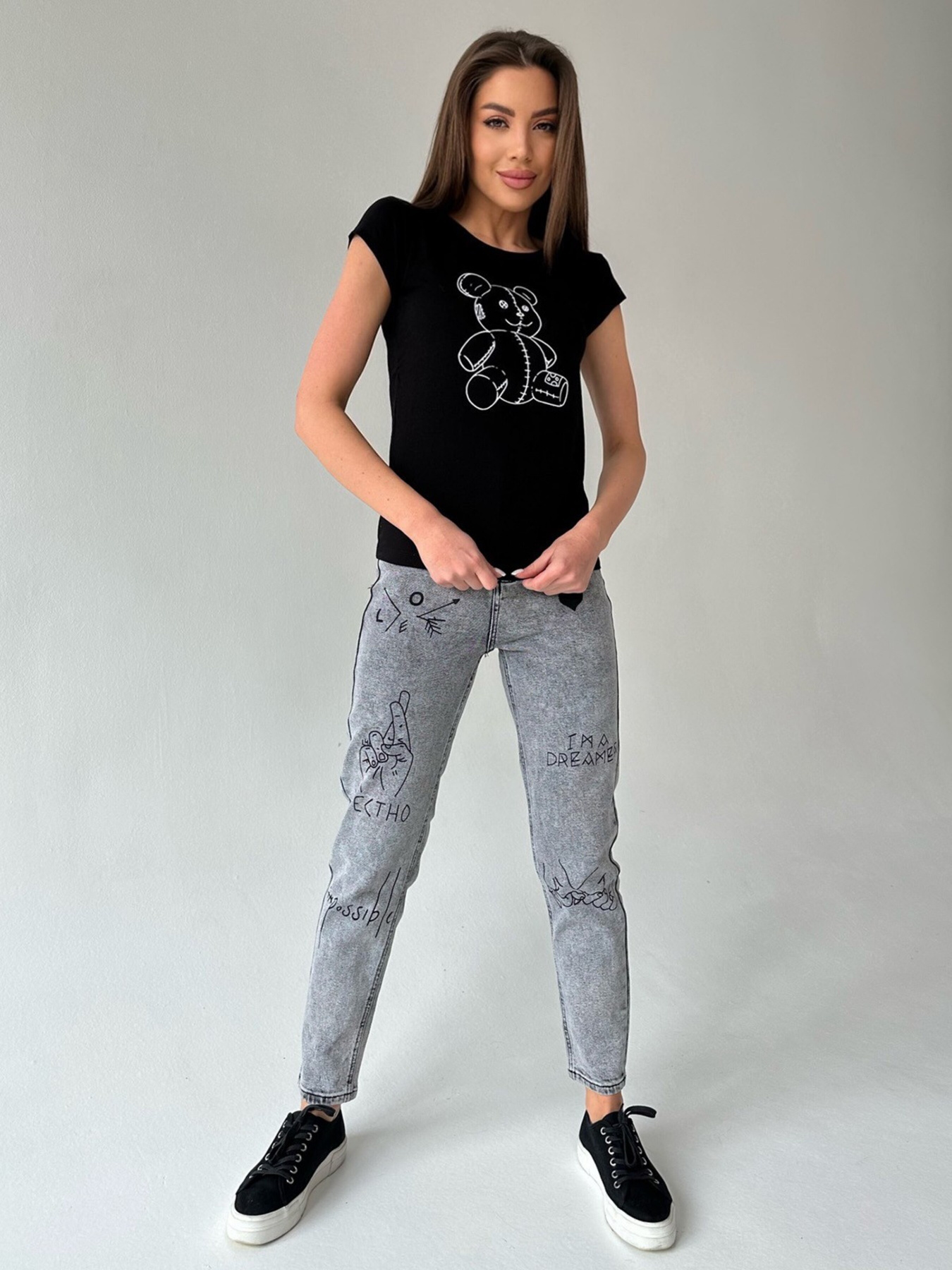 Футболка ISSA Plus модель WN20-435_black Фото