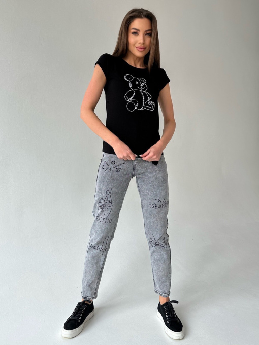 Футболка ISSA Plus модель WN20-435_black Фото