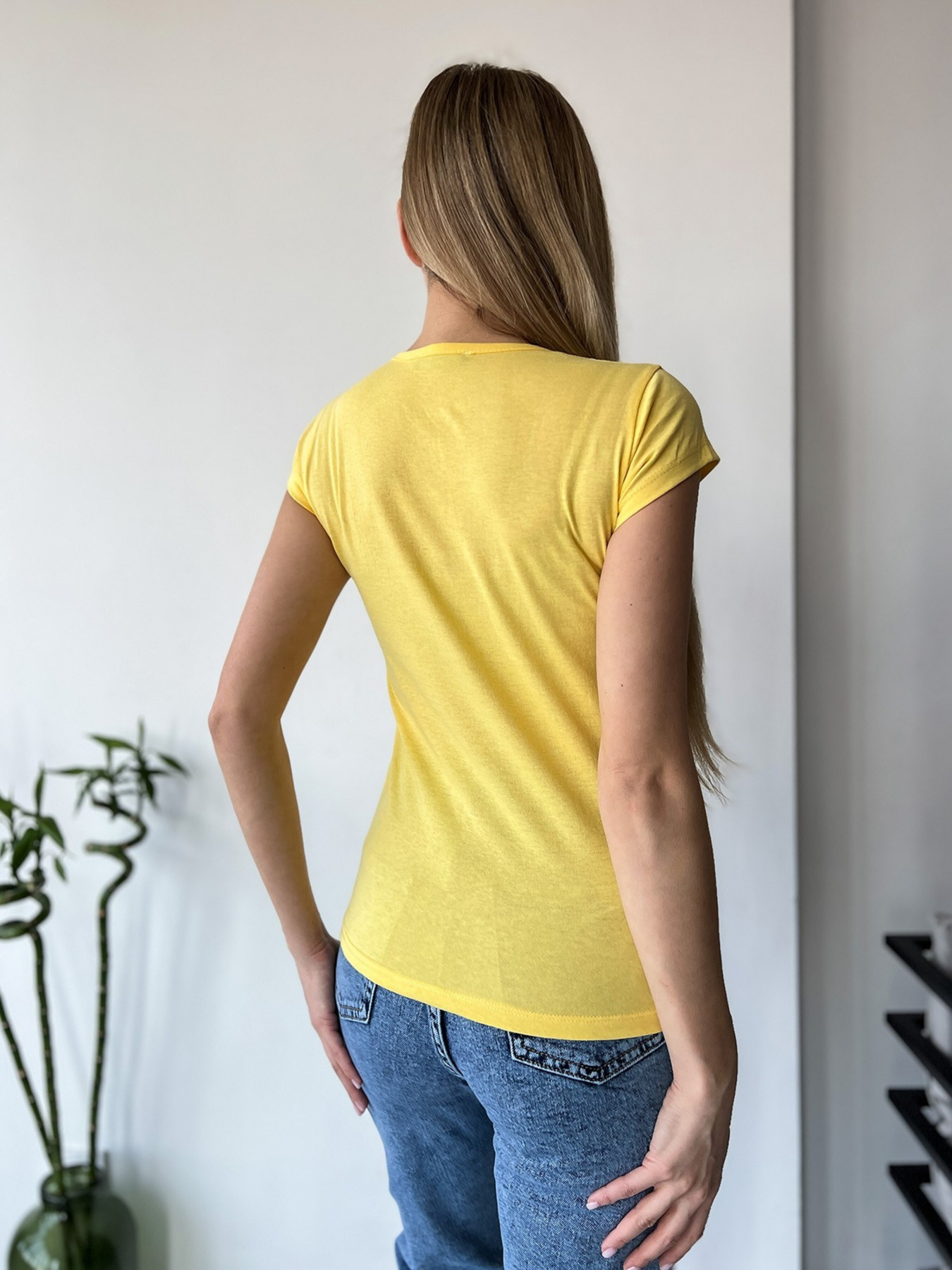 Футболка ISSA Plus модель WN20-437_yellow Фото