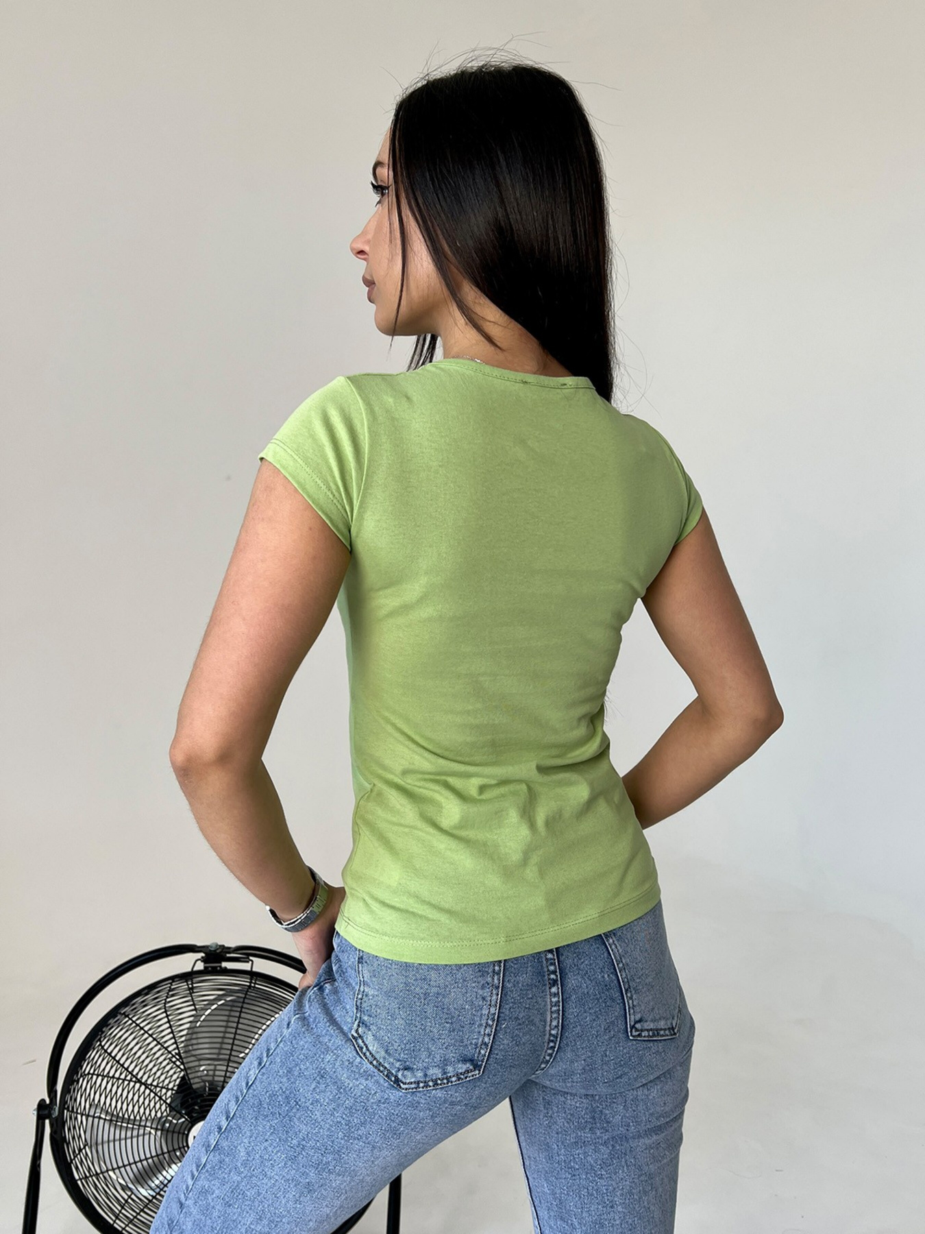 Футболка ISSA Plus модель WN20-437_lightgreen Фото