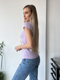Футболка ISSA Plus модель WN20-437_lilac Фото