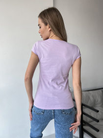 Футболка ISSA Plus модель WN20-437_lilac Фото