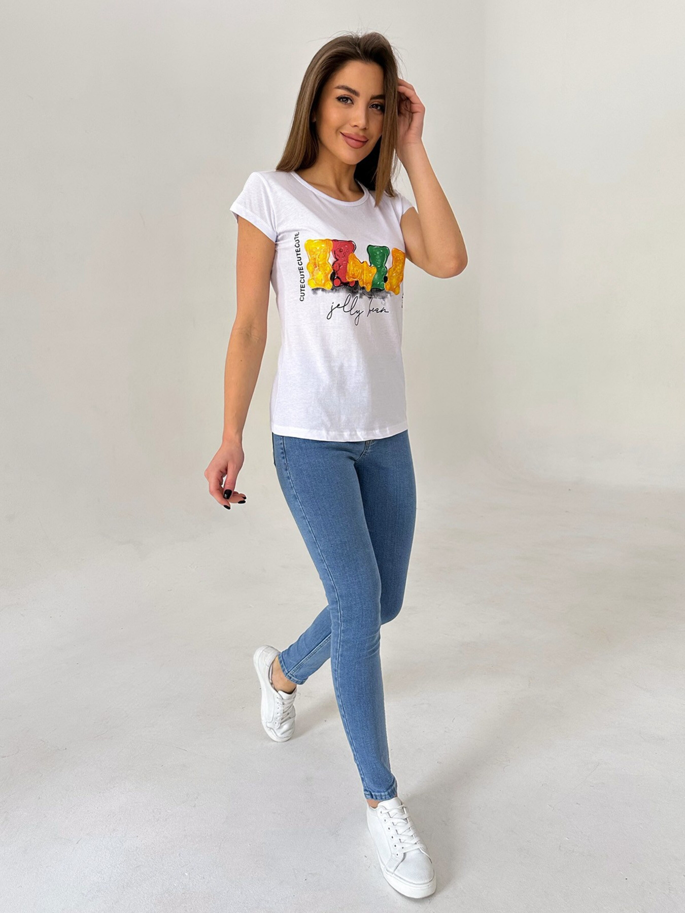 Футболка ISSA Plus модель WN20-438_white Фото