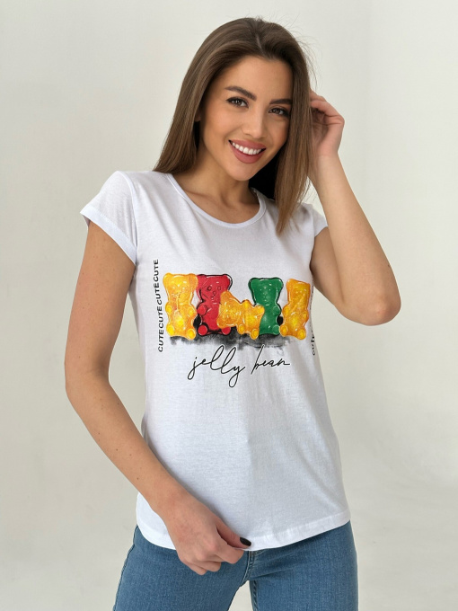 Футболка ISSA Plus модель WN20-438_white Фото