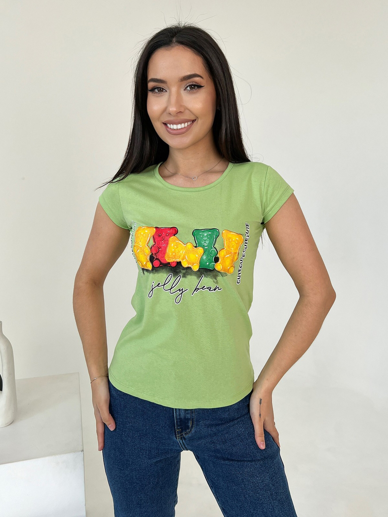 Футболка ISSA Plus модель WN20-438_lightgreen Фото