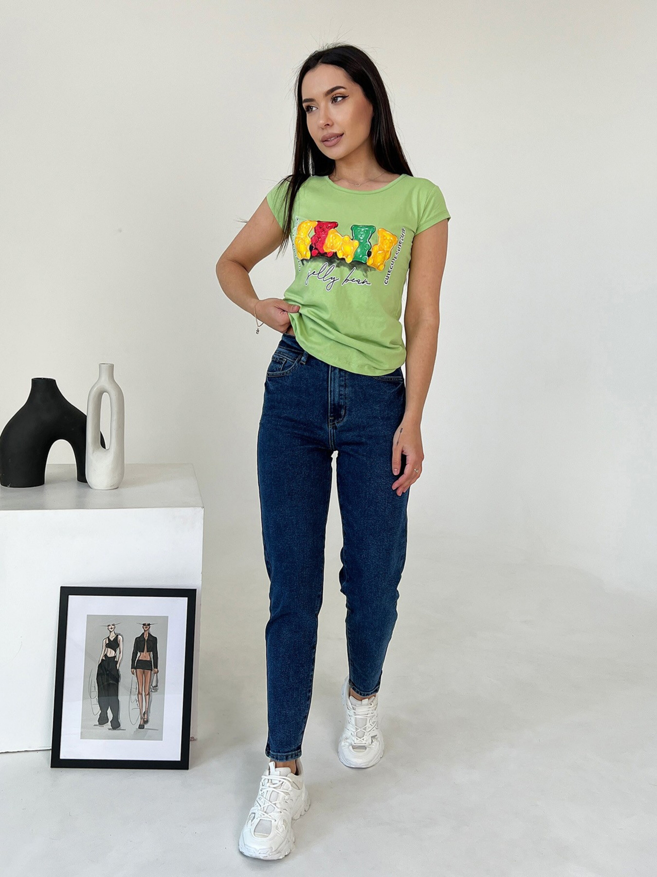 Футболка ISSA Plus модель WN20-438_lightgreen Фото