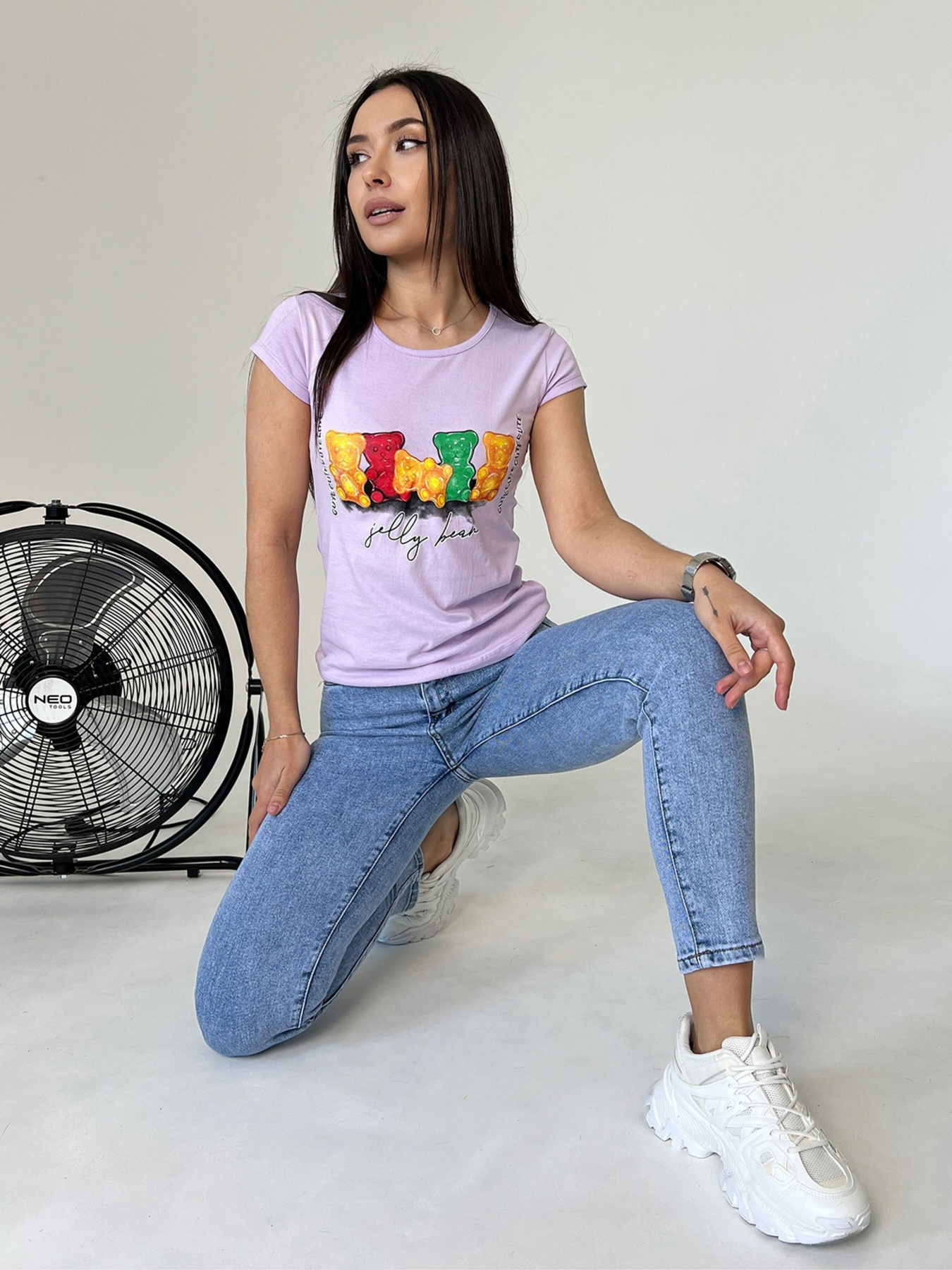 Футболка ISSA Plus модель WN20-438_lilac Фото