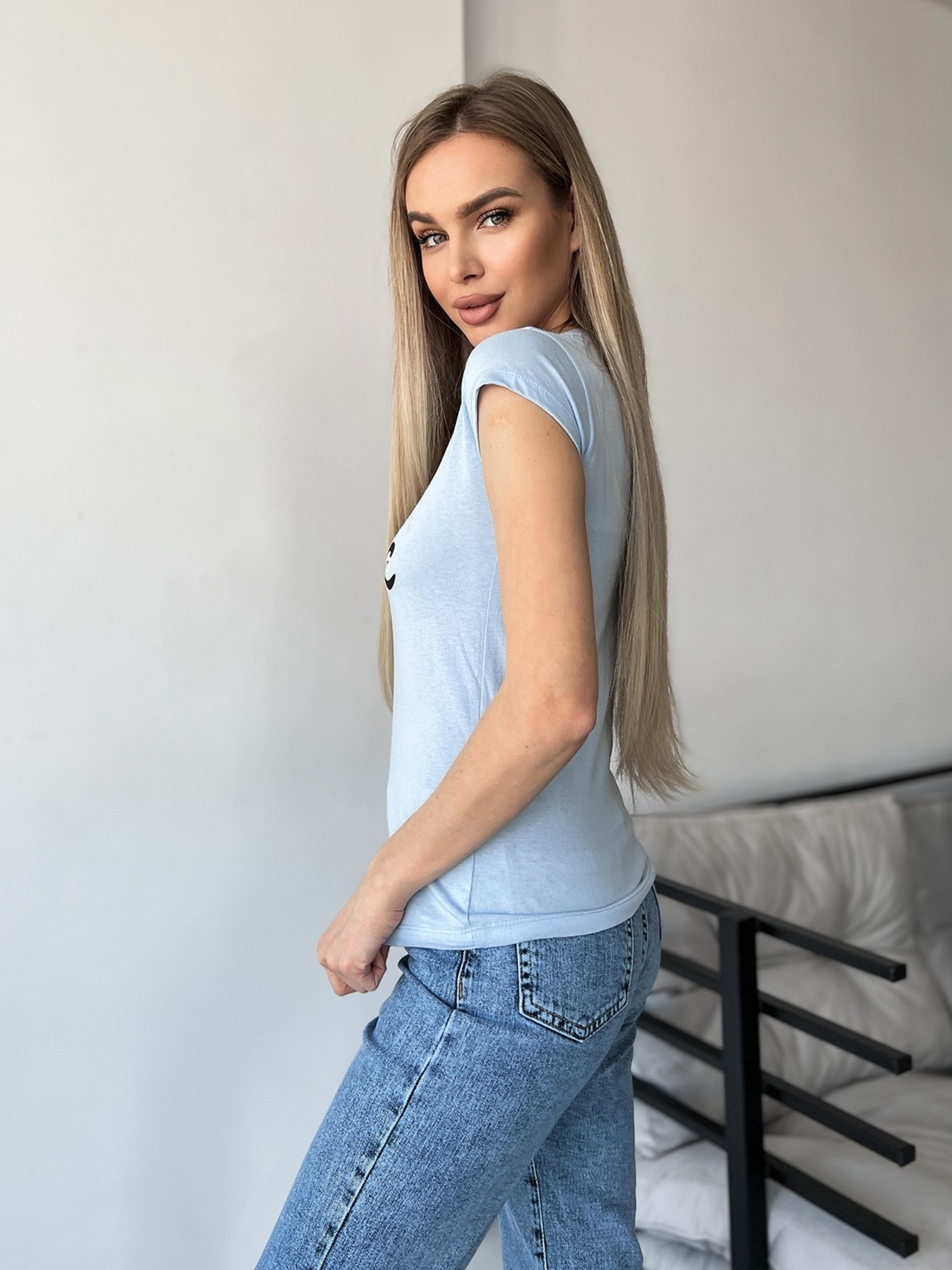 Футболка ISSA Plus модель WN20-439_blue Фото