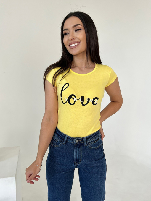 Футболка ISSA Plus модель WN20-439_yellow Фото