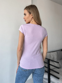 Футболка ISSA Plus модель WN20-439_lilac Фото