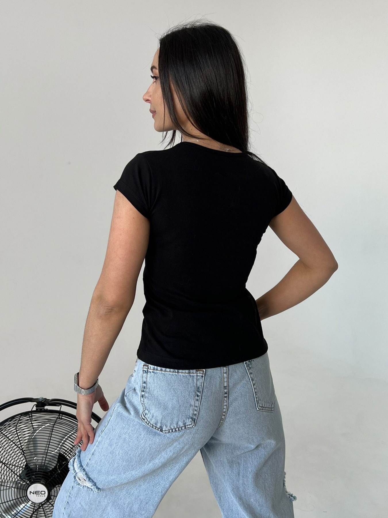 Футболка ISSA Plus модель WN20-439_black Фото