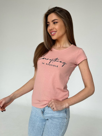 Футболка ISSA Plus модель WN20-440_peach Фото