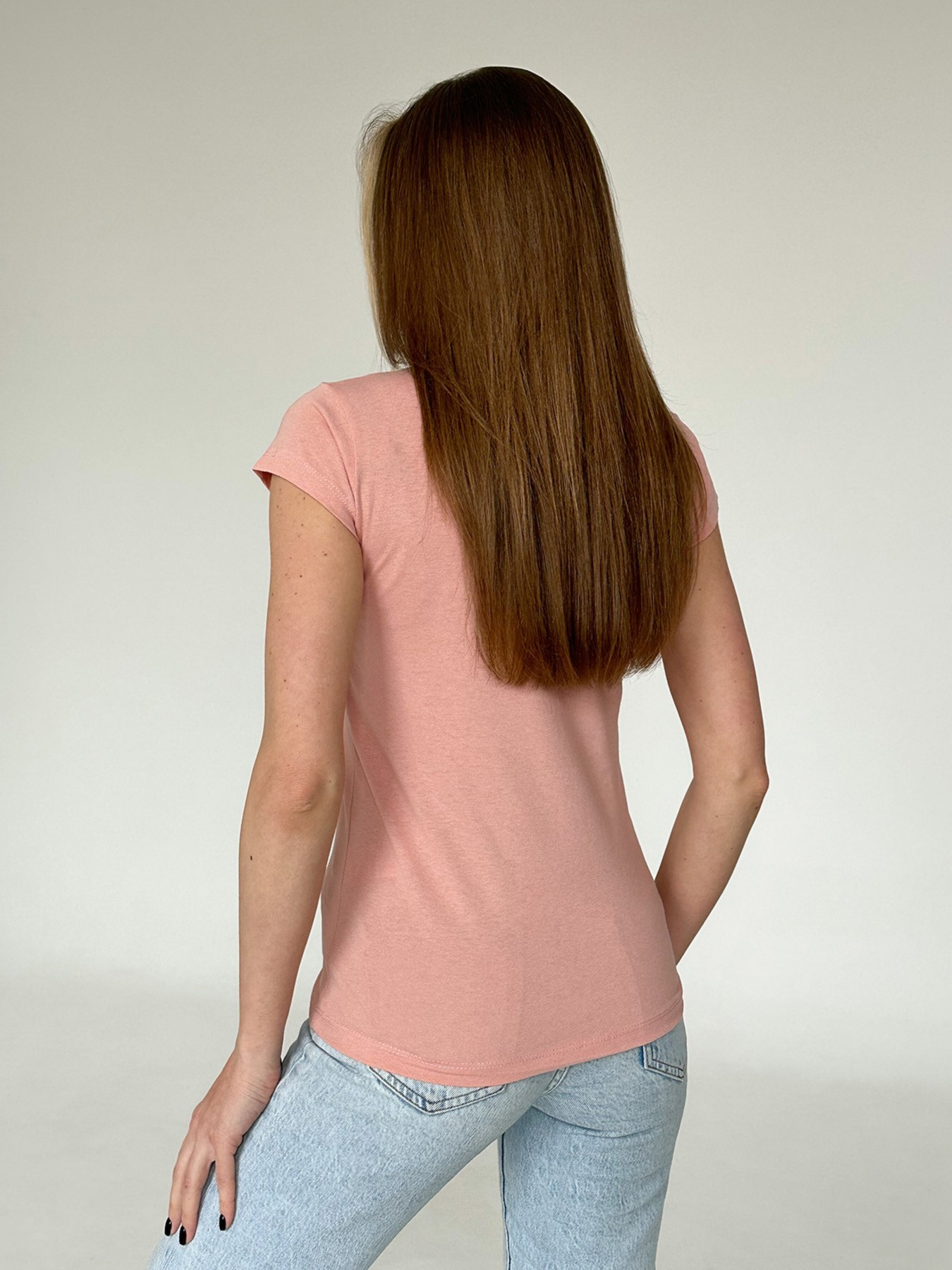 Футболка ISSA Plus модель WN20-440_peach Фото