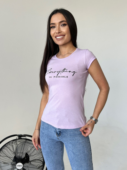 Футболка ISSA Plus модель WN20-440_lilac Фото