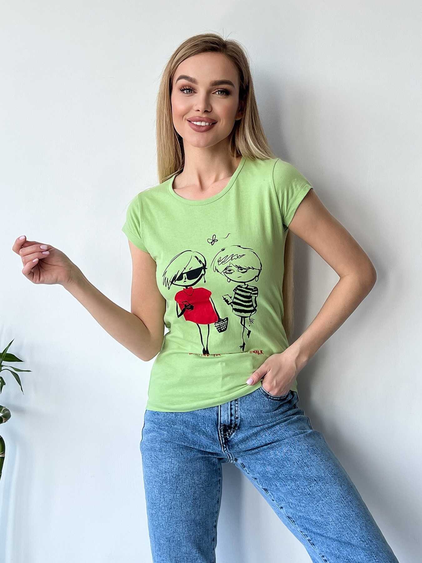 Футболка ISSA Plus модель WN20-441_lightgreen Фото