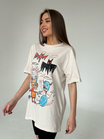 Футболка ISSA Plus модель WN20-442_beige Фото