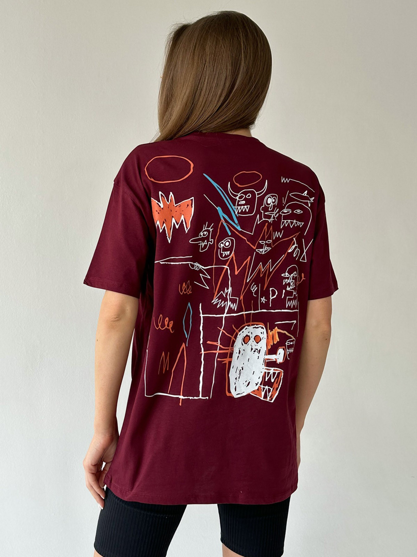 Футболка ISSA Plus модель WN20-442_burgundy Фото