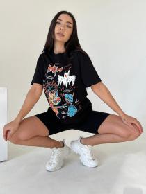 Футболка ISSA Plus модель WN20-442_black Фото