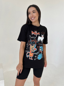 Футболка ISSA Plus модель WN20-442_black Фото