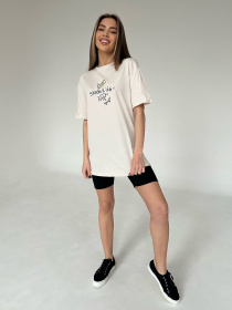 Футболка ISSA Plus модель WN20-443_beige Фото