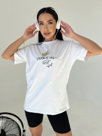 Футболка ISSA Plus модель WN20-443_white Фото