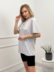 Футболка ISSA Plus модель WN20-443_grey Фото