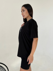 Футболка ISSA Plus модель WN20-443_black Фото