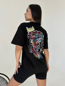 Футболка ISSA Plus модель WN20-443_black Фото