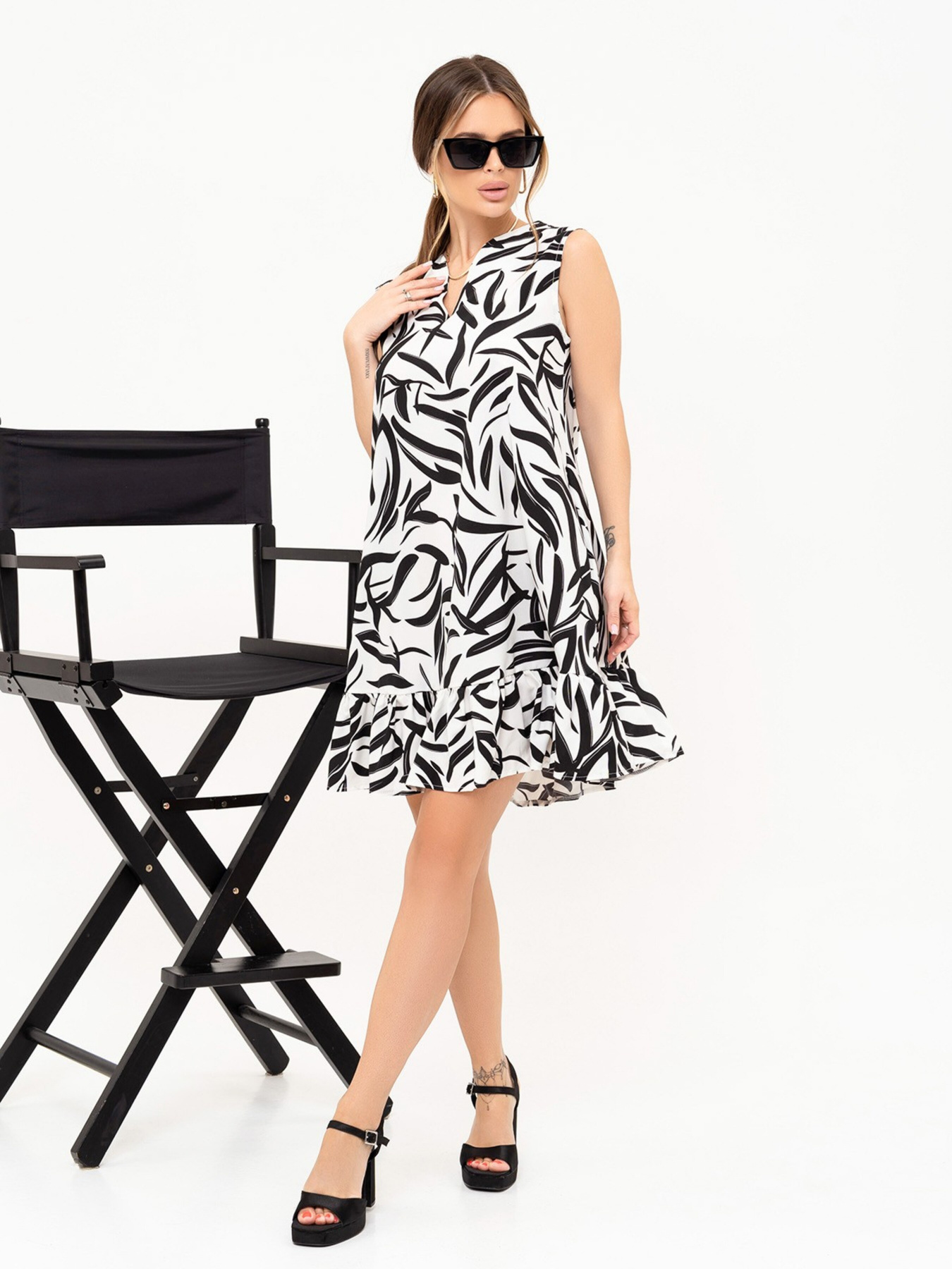 Сукня міні ISSA Plus модель 13887_white Фото