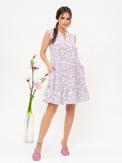 Сукня міні ISSA Plus модель 13889_white - фото