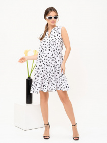 Сукня міні ISSA Plus модель 13890_white Фото