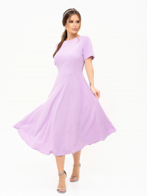 Сукня міді ISSA Plus модель 13892_lilac Фото
