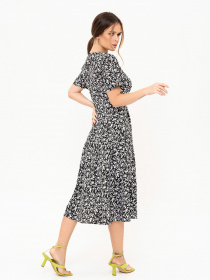 Сукня міді ISSA Plus модель 13894_black Фото