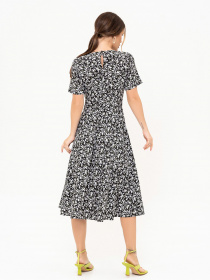 Сукня міді ISSA Plus модель 13894_black Фото