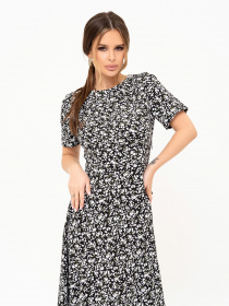 Сукня міді ISSA Plus модель 13894_black Фото